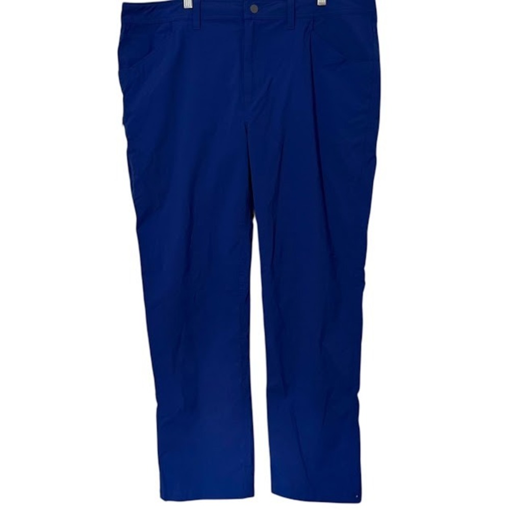 Like New Stio Royal Blue‎ Cut Back Lightweight Outdoor Nylon Pants Mens 40